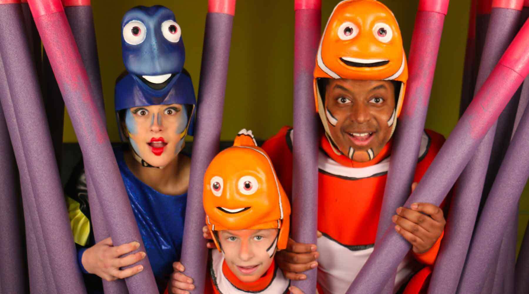 Actors Dressed Up for Finding Nemo