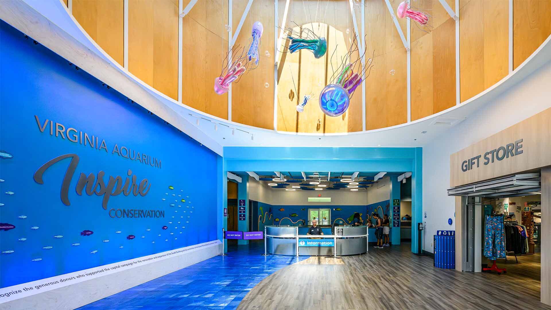 South Building lobby after renovation