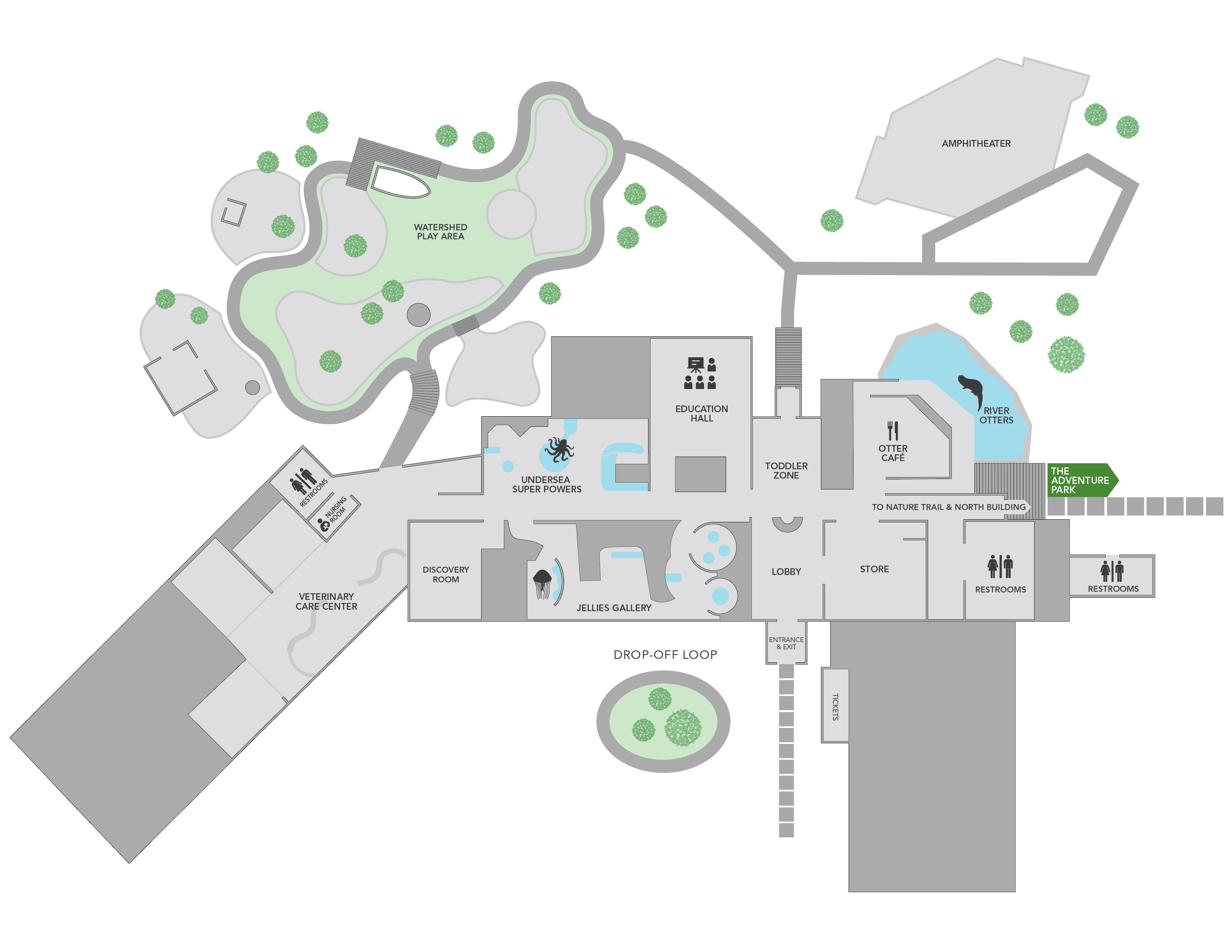 Map of the South Building