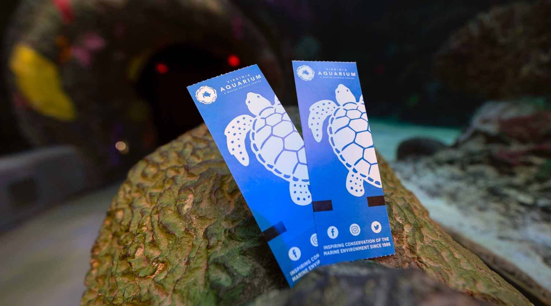 Aquarium Tickets on a Piece of Coral